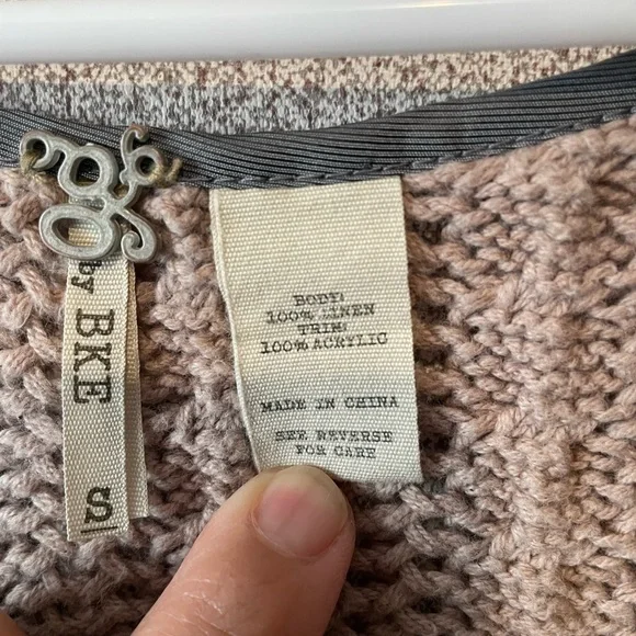 BKE Green and Gray Sleeveless Bustier Top - Picture 3 of 7